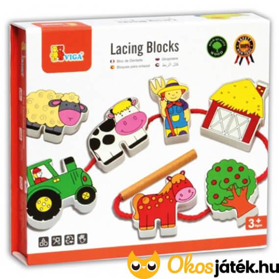 Viga állatos fűzőcske