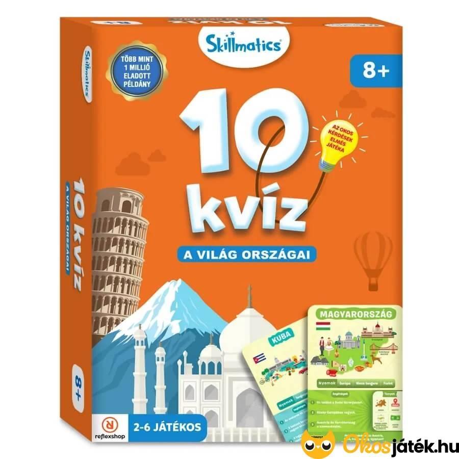 10 Kvíz - A világ országai kártyajáték