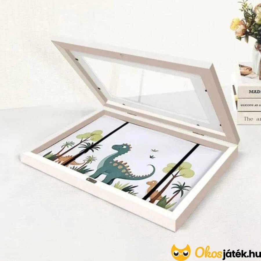 Kinyitható képkeret képgyűjtővel