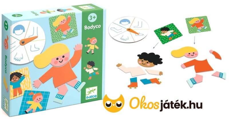 Fejlesztő játék - Testrészek, bingó - Bodyco