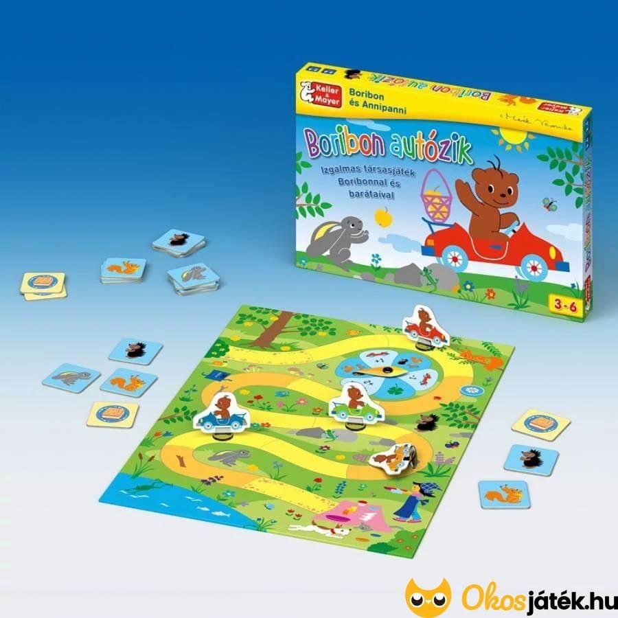 Boribon autózik társasjáték