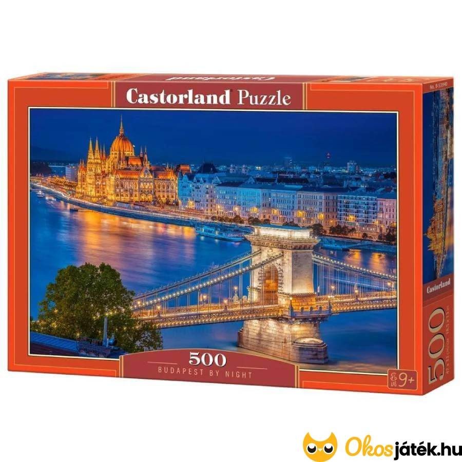 Budapest éjjel Castorland puzzle