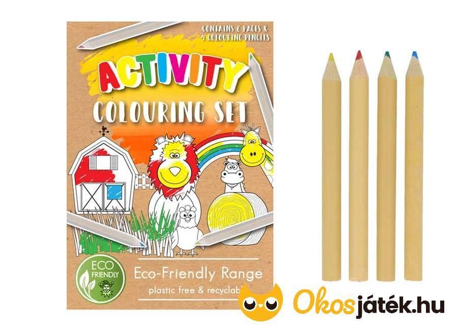 Mini foglalkoztató és színező könyv