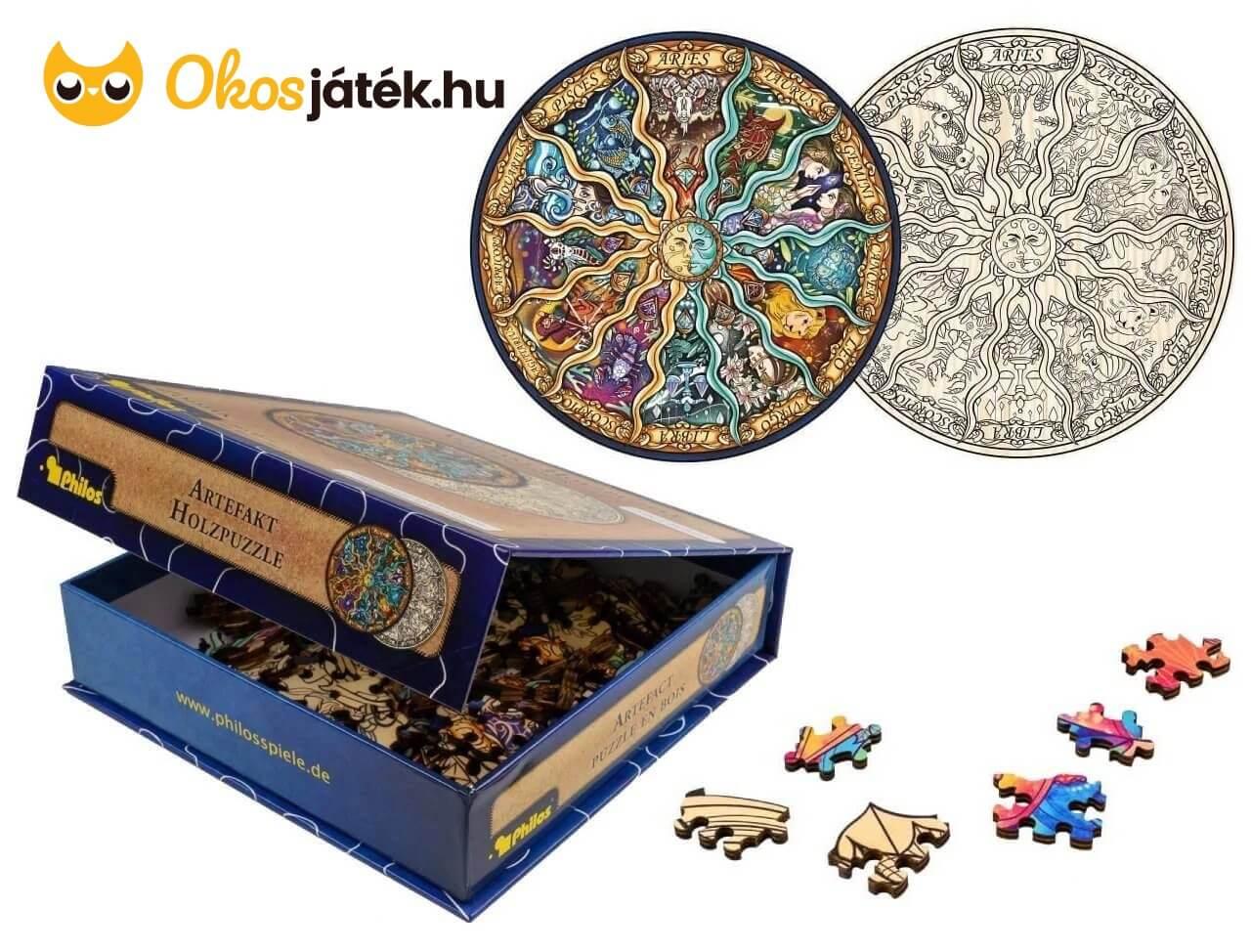 Különleges, egyedi fa puzzle