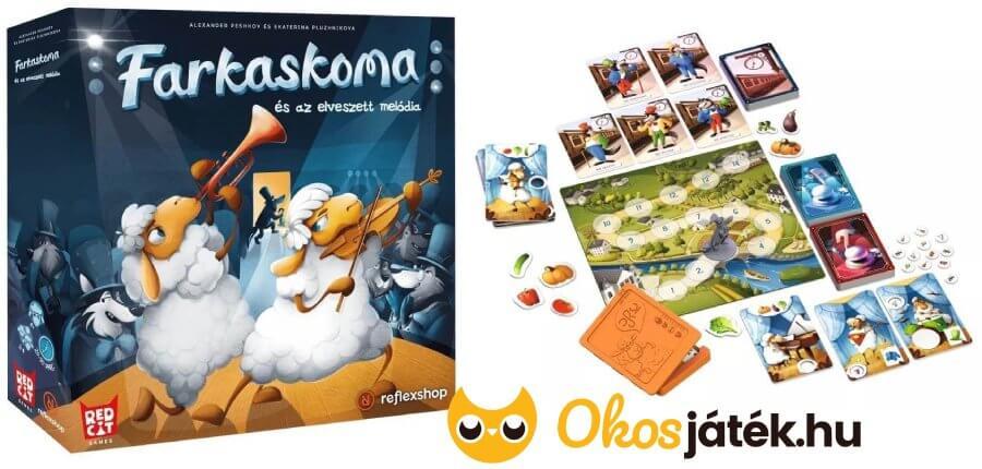 Farkaskoma és az elveszett melódia társasjáték