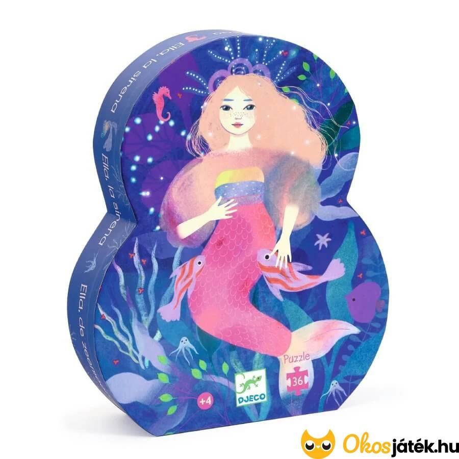 Formadobozos puzzle - Ella a sellő - Djeco