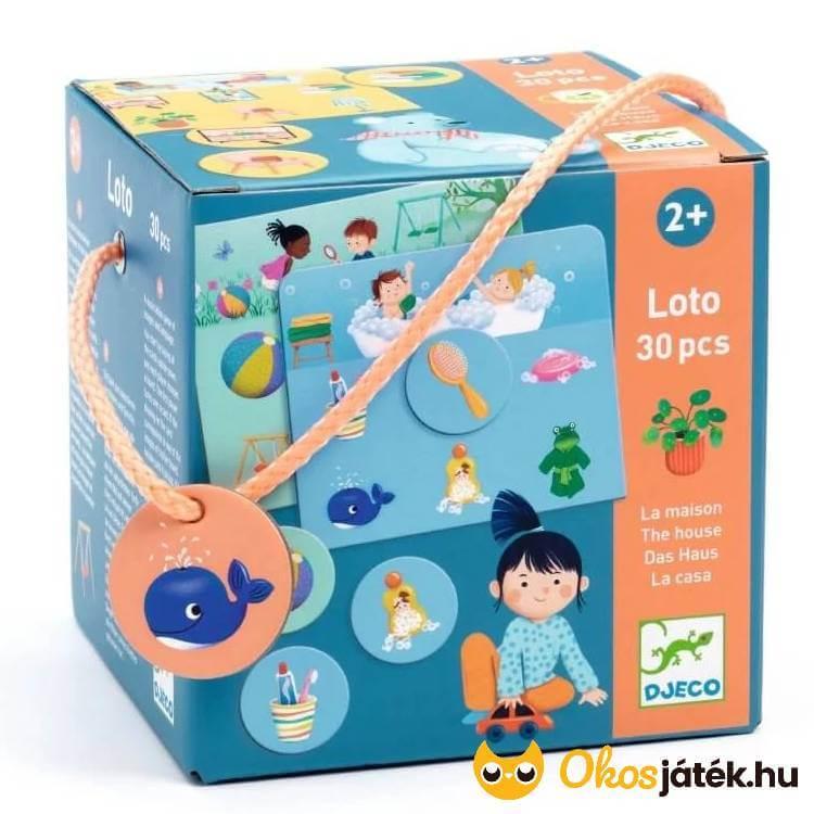 Djeco lotto játék- házban és ház körül