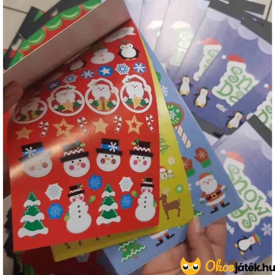 Karácsonyi matrica készlet