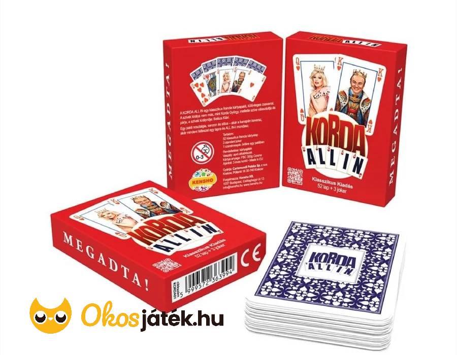 Korda All in - Klasszikus francia kártya 1 pakli
