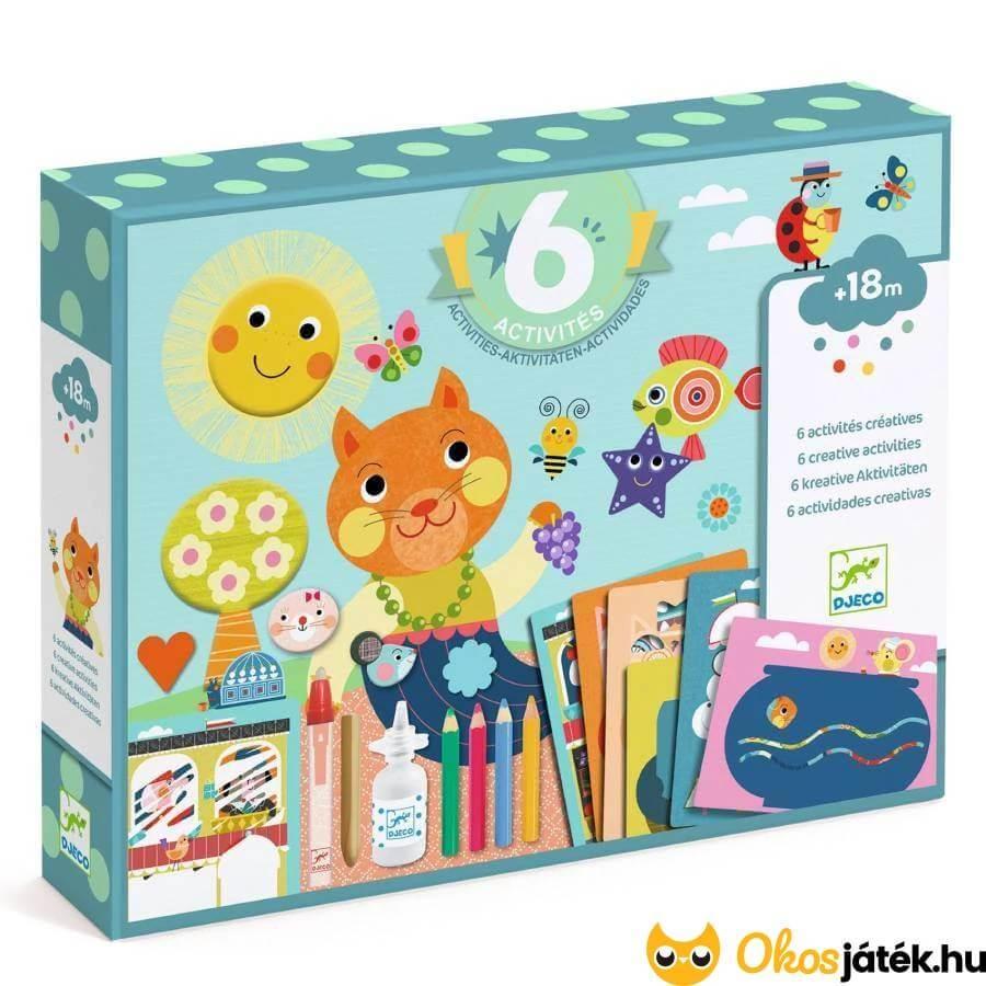 Kreatív Műhely kicsiknek 6 technika 1 dobozban - Djeco
