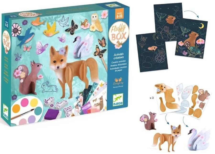 Djeco Kreatív műhely - 6 technika 1 dobozban