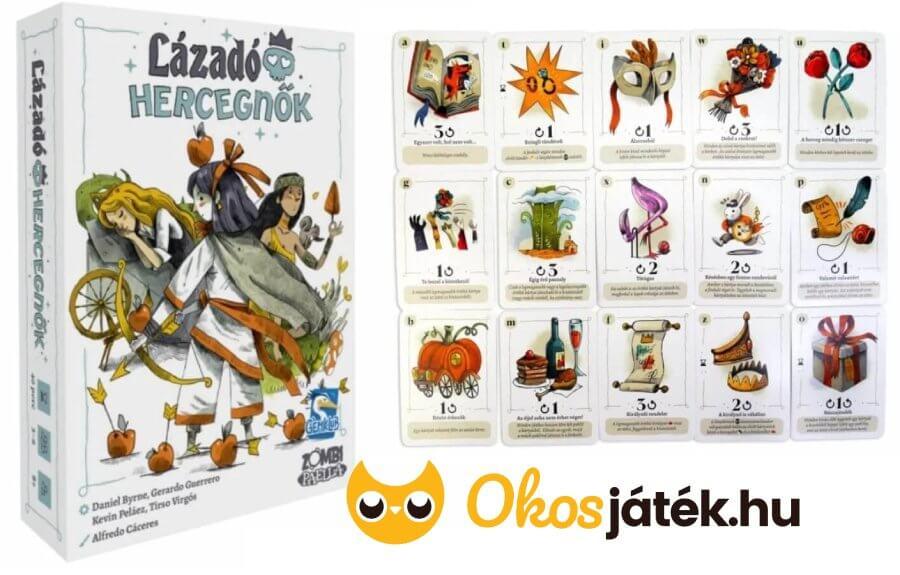 Lázadó hercegnők társasjáték