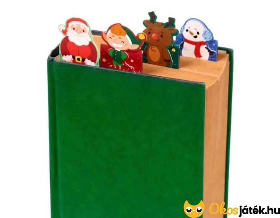 Mágneses könyvjelző szett - Karácsonyi mintával