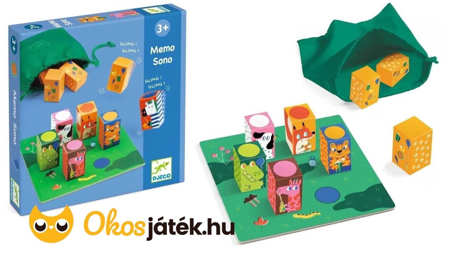 Memo Sono hangpárosító játék - Djeco