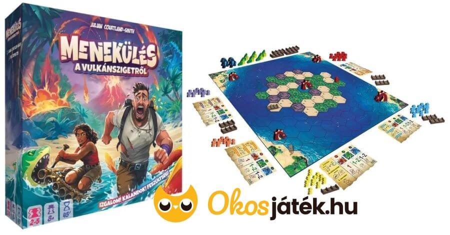 Menekülés a vulkánszigetről társasjáték