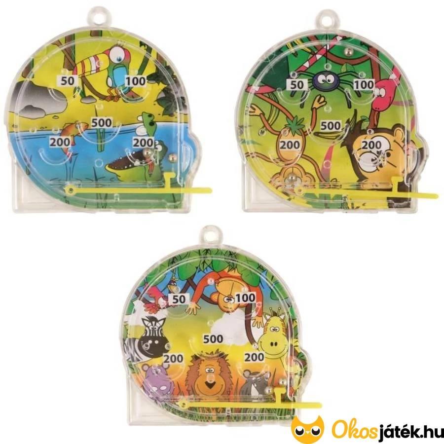 Dzsungeles mini flipper játék