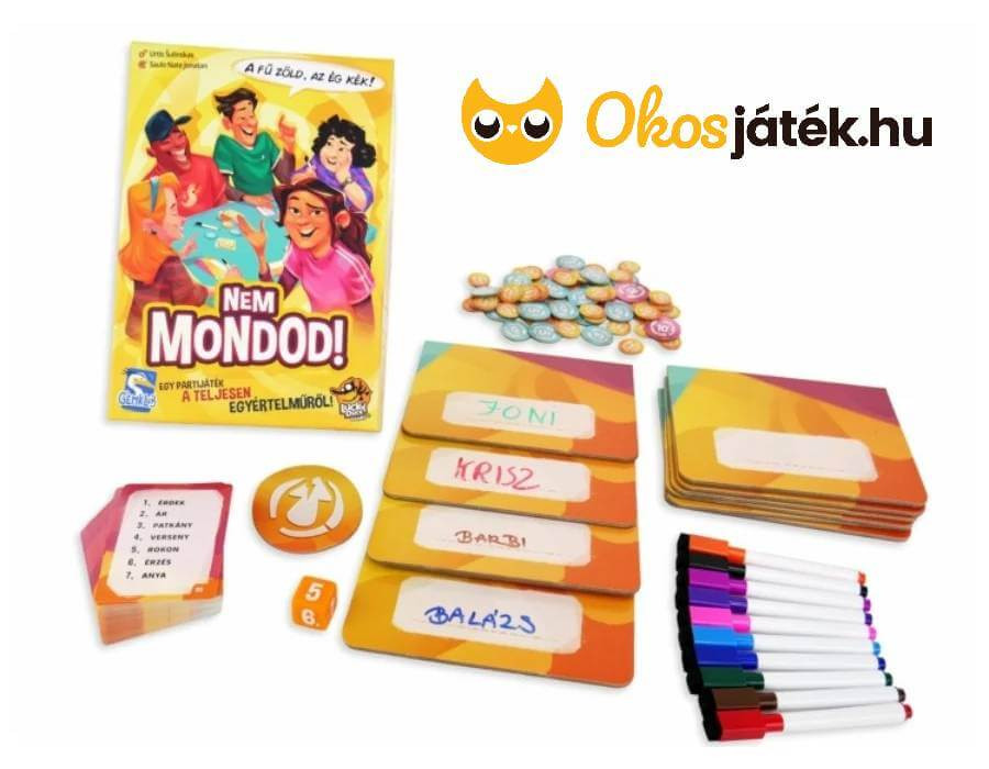 Nem mondod! társasjáték