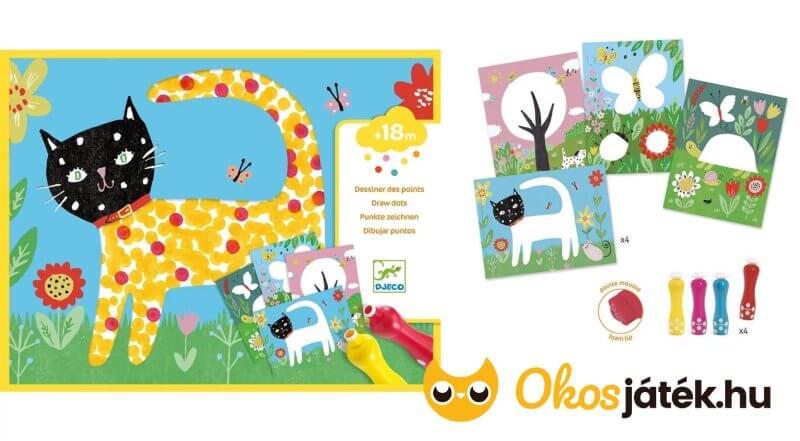 Pöttyöző festés készlet gyerekeknek - Djeco