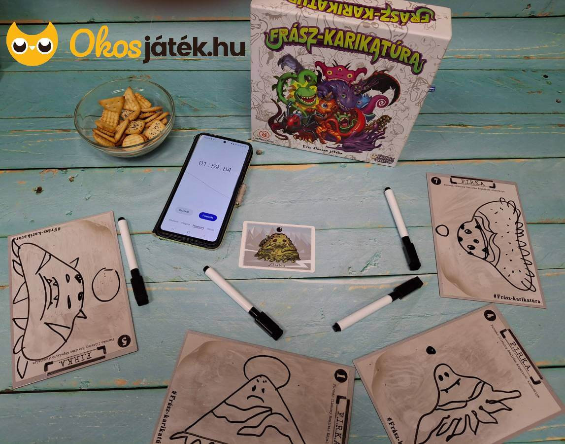 Frász-karikatúra társasjáték