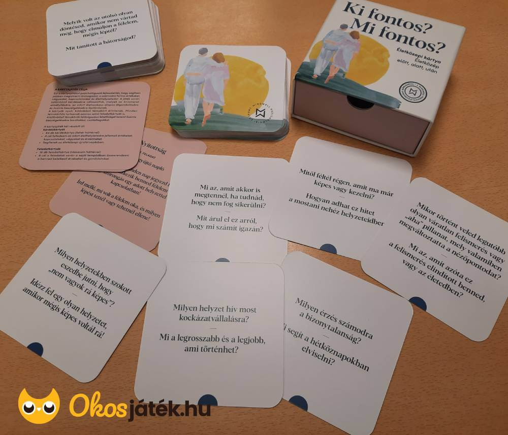 Mindwell Ki fontos? Mi fontos? életközépi kártyajáték