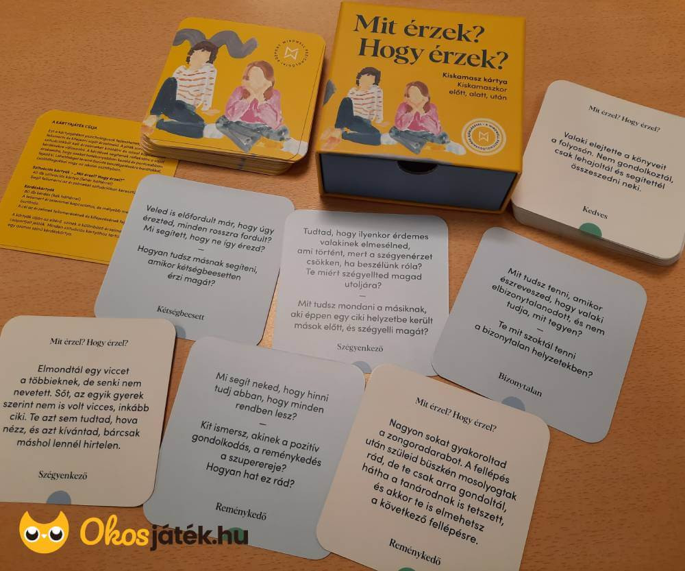 Mindwell Mit érzek? Hogy érzek? kártyajáték