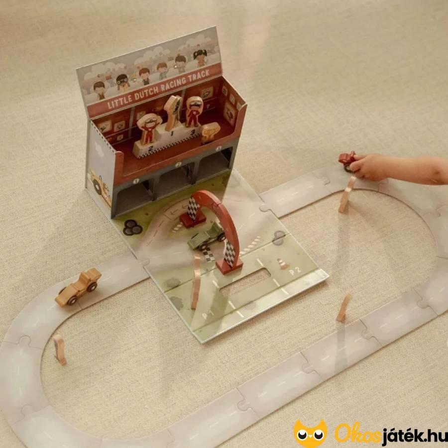 Little Dutch játékkoffer versenypálya