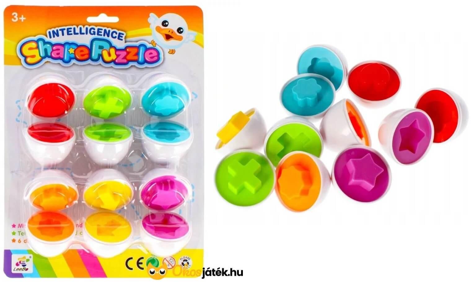 Szín és formakereső tojások