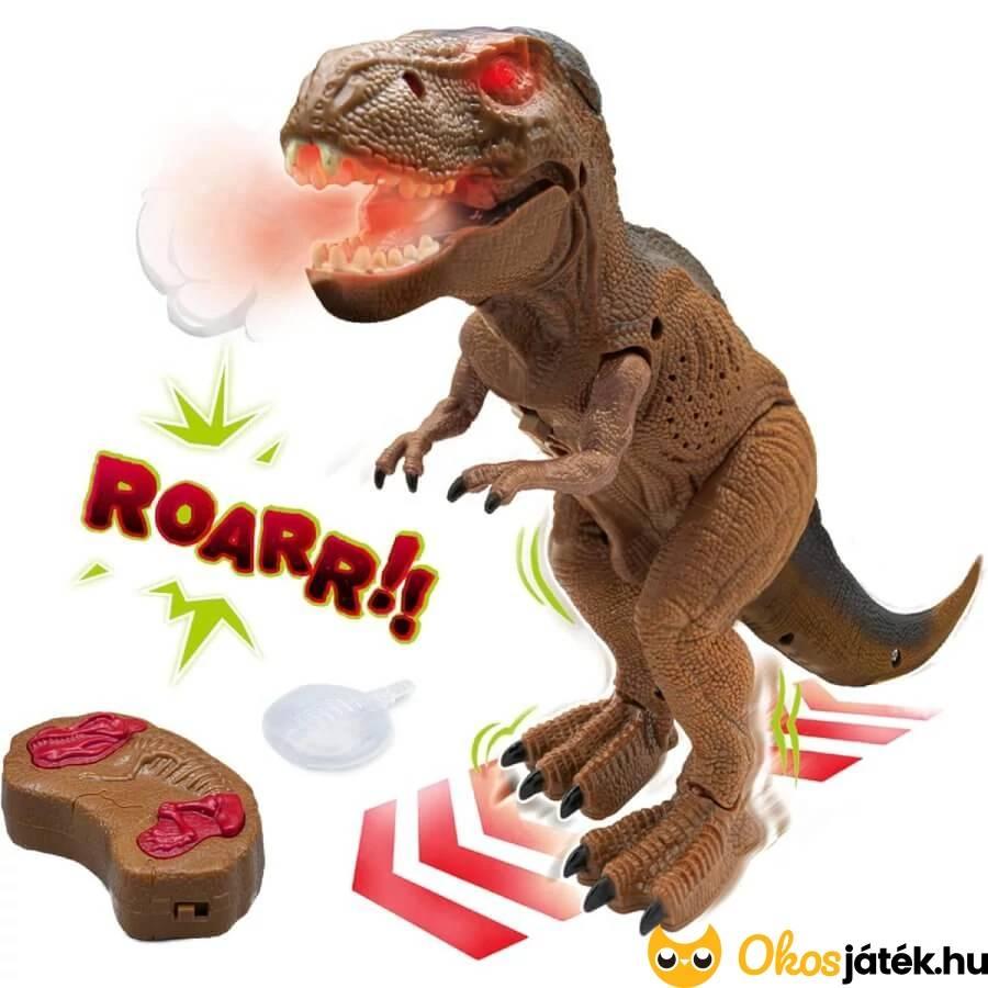 Távirányítós T-Rex füst és fény effekttel - Buki