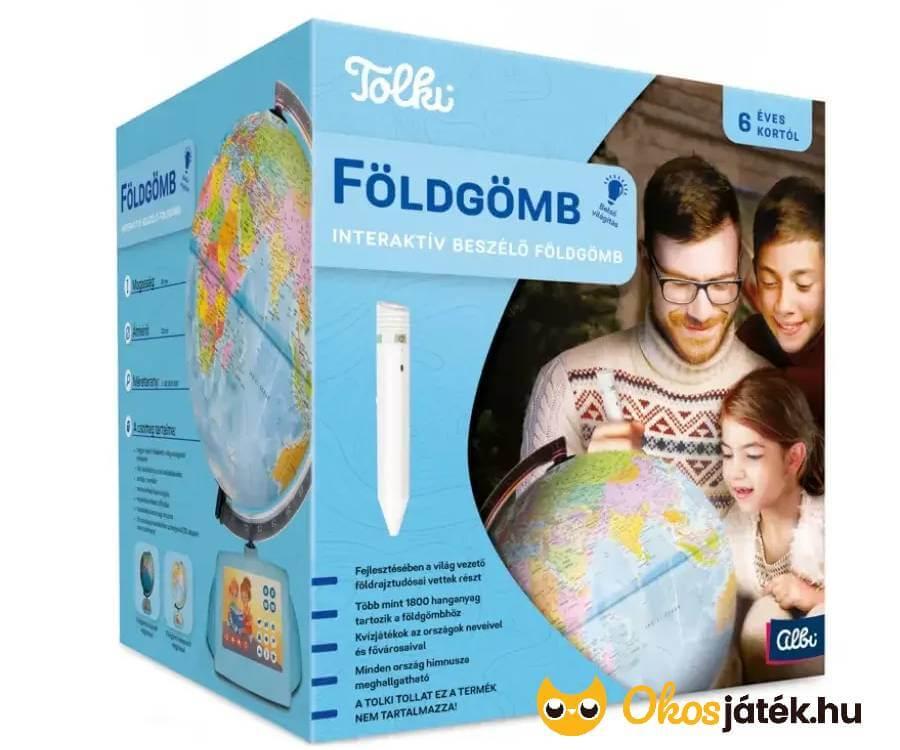 Tolki interaktív beszélő földgömb