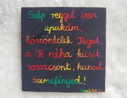 szivárvány képkarc lap