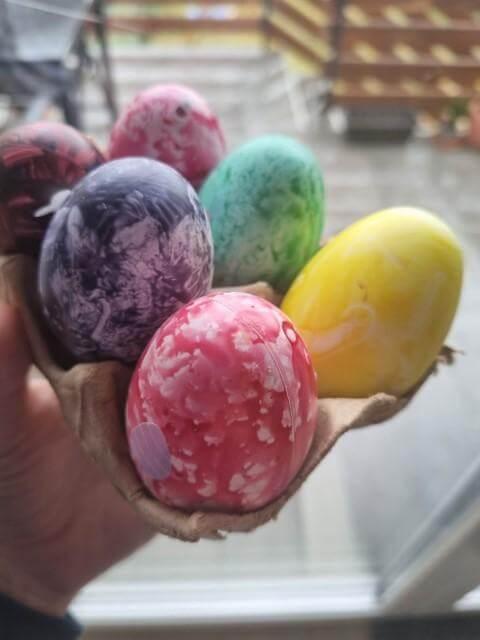 Tojásfestés alufóliával