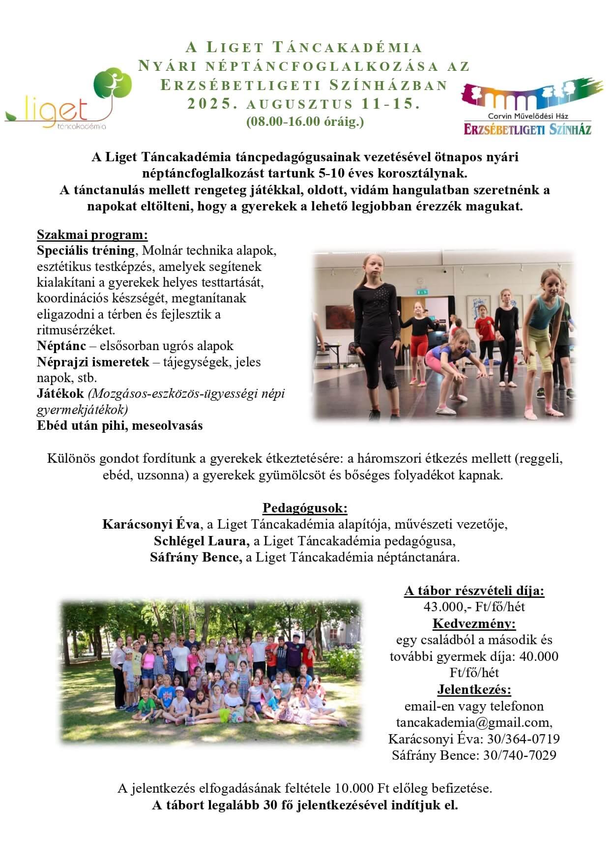 Ligeti Táncakadémia tábor