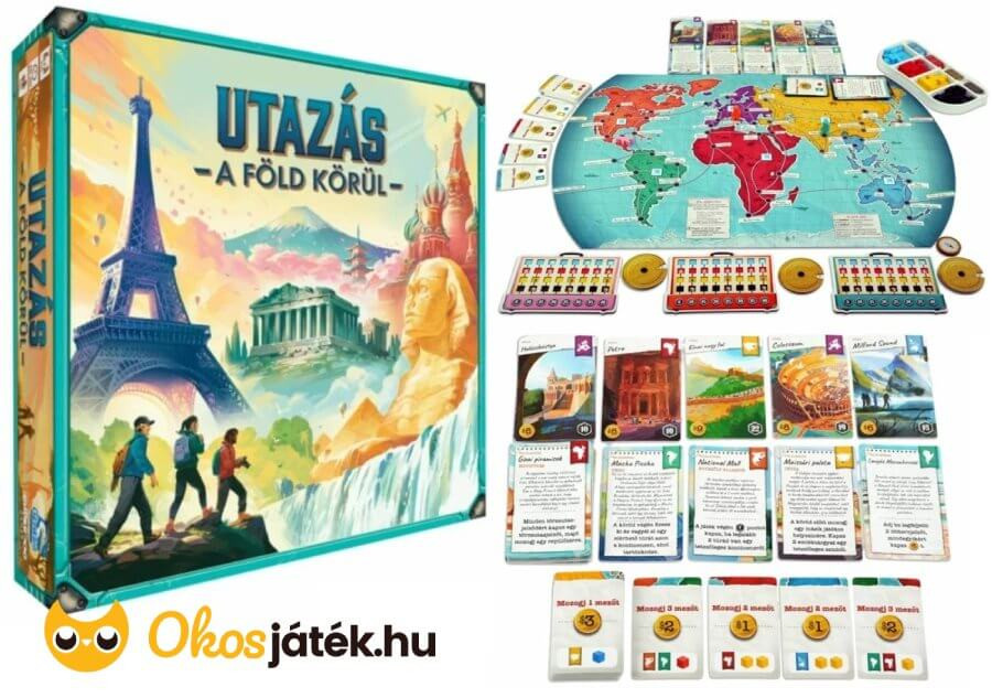 Utazás a föld körül társasjáték