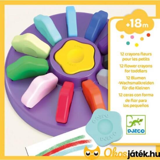 Virág alakú bébi zsírkréta