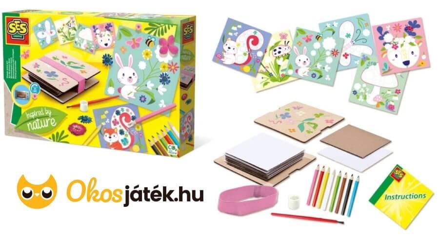 Virágnyomat képkészítő készlet - Ses