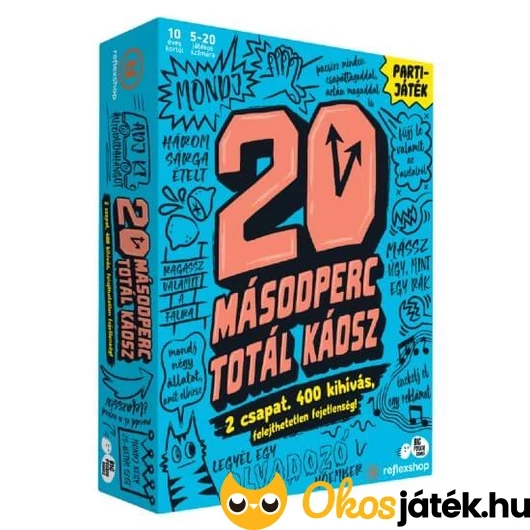 20 Másodperc totál káoszt party társasjáték