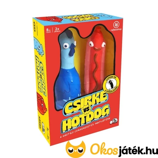 Csirke vs hotdog társasjáték