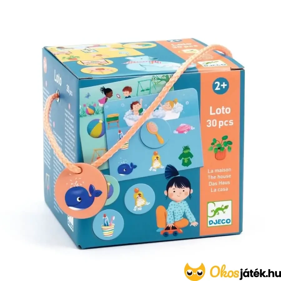 Házban és ház körül képes lottó játék