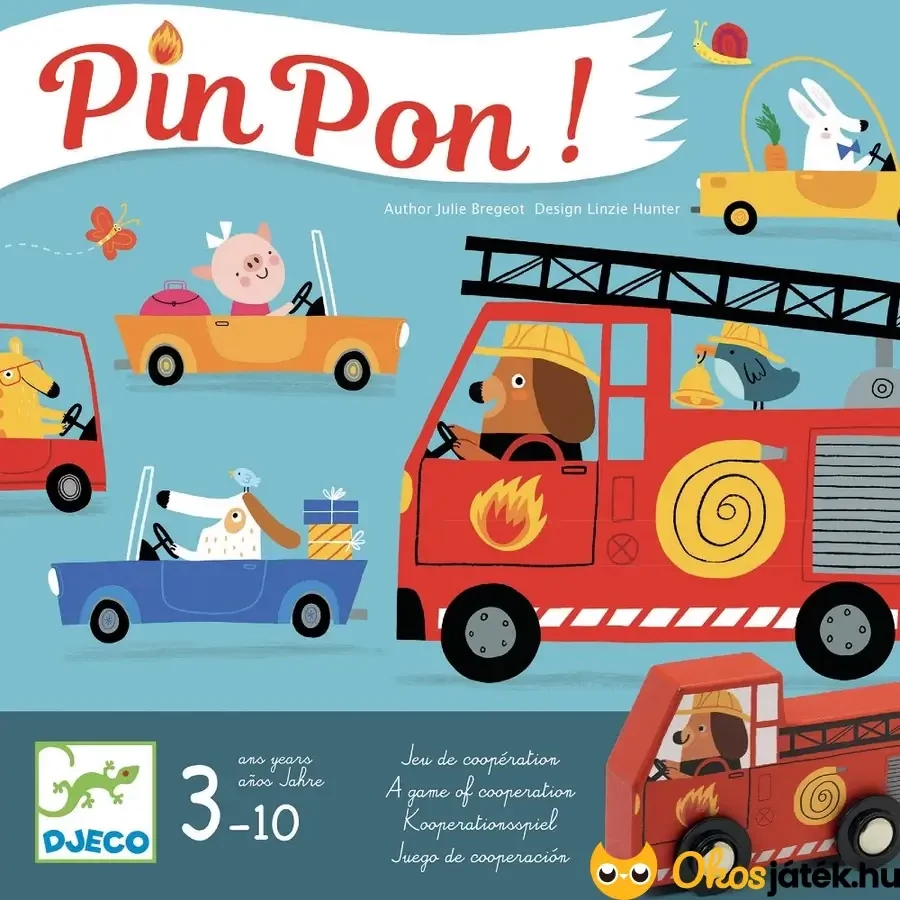 PinPon tűzoltós társasjáték