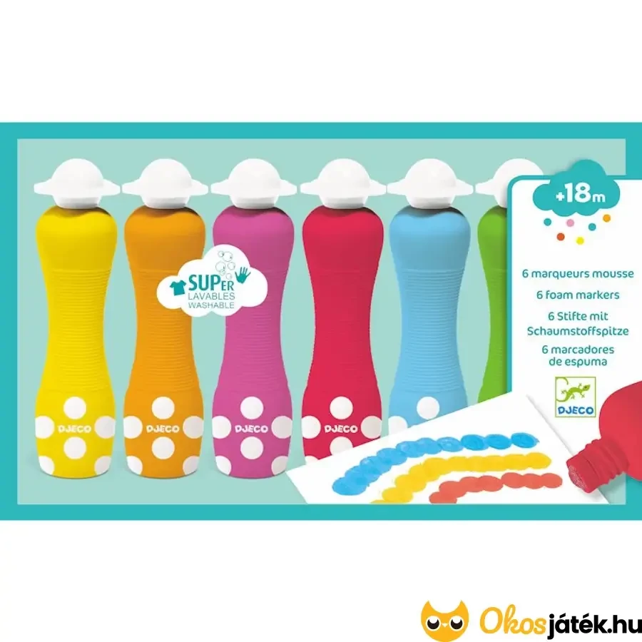 Pöttyöző szivacsos festő készlet