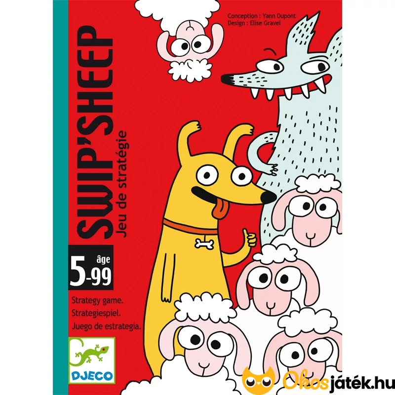 Swip'Sheep kártyajáték Djeco