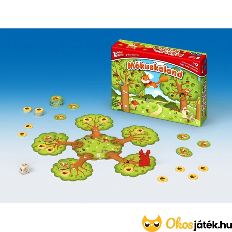 Mókuskaland társasjáték tartalma