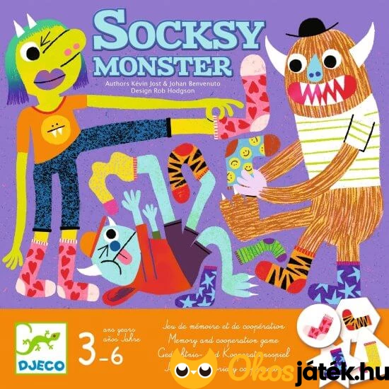 Djeco  társasjáték - Szörnyű zokni