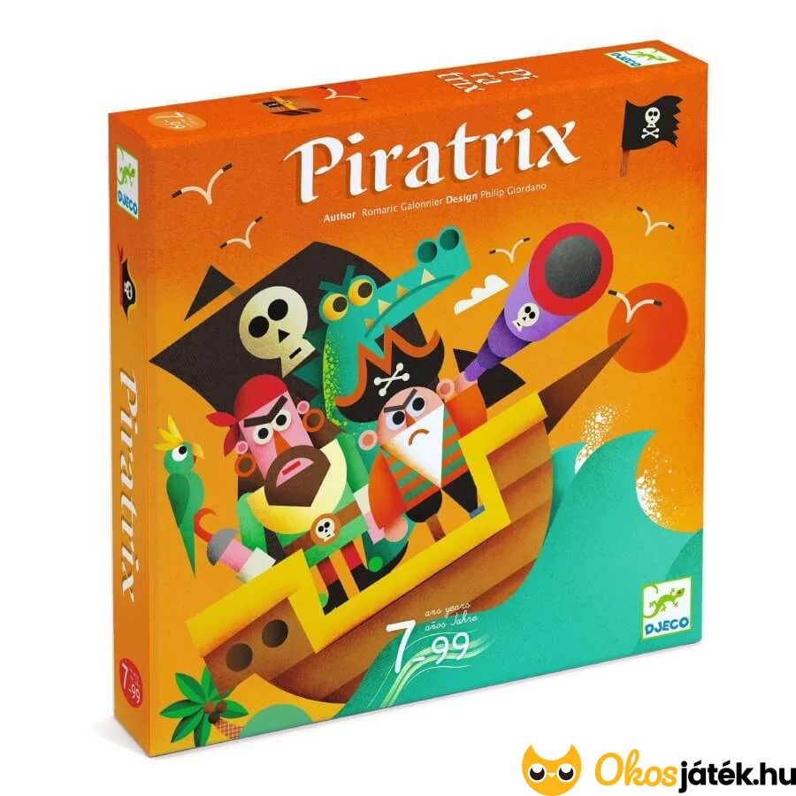Djeco Piratrix - Kalóz kaland társasjáték