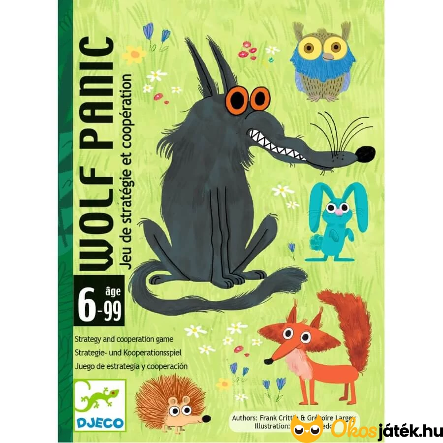 Farkaspánik társasjáték - Wolf panic Djeco