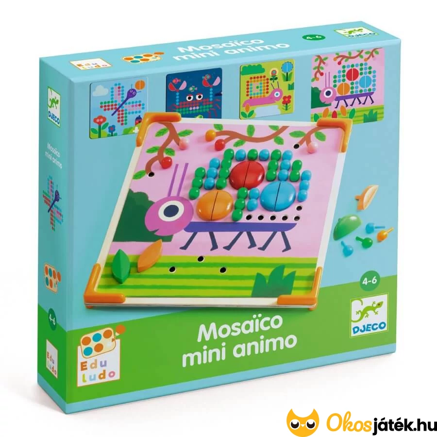 Djeco Pötyi mozaik - Kisállatok