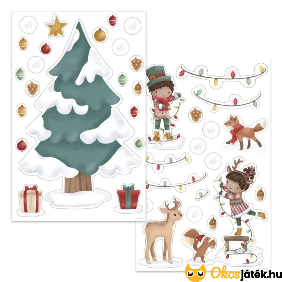 Karácsonyi ablakmatrica