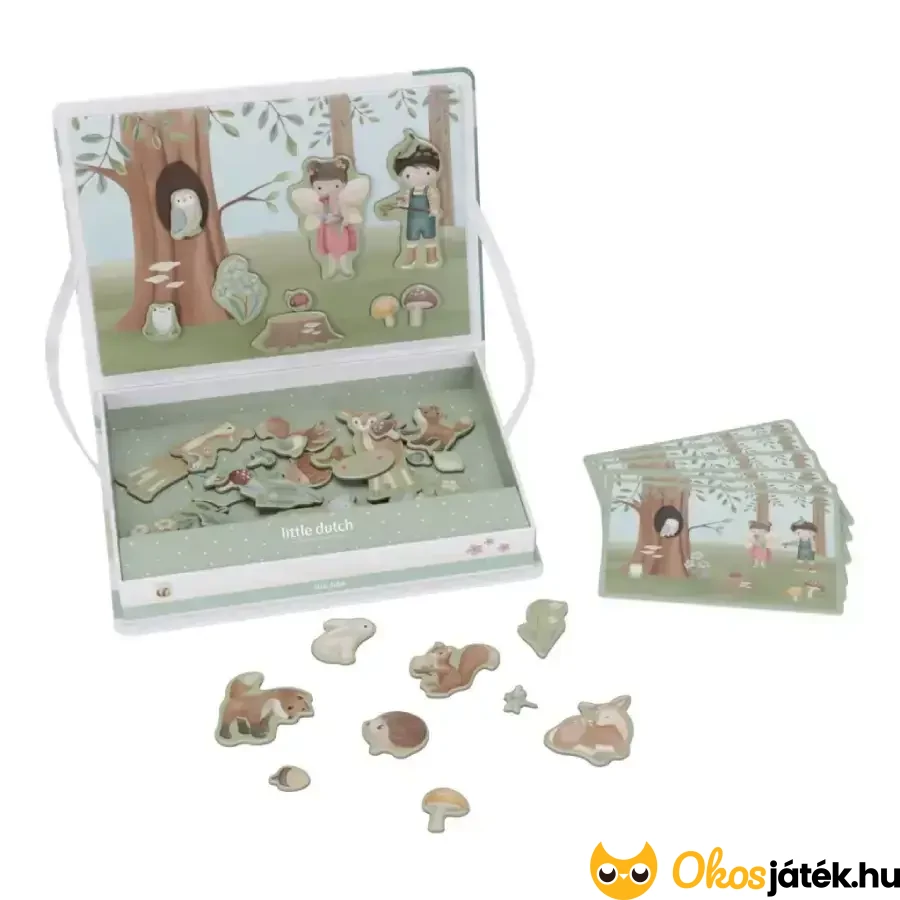 Little Dutch mágneses könyv - Erdei állatok