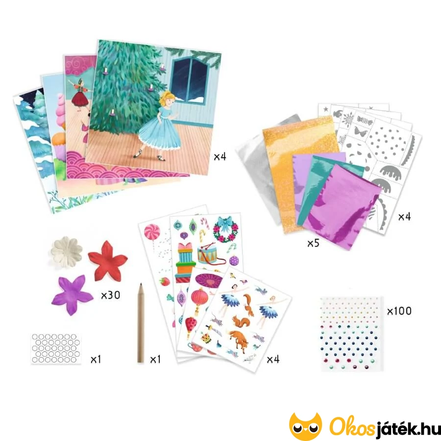 Djeco Művészeti műhely - Diótörő tartalma