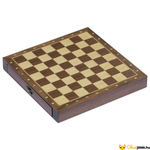 Kép 2/2 - Mágneses sakk készlet fából